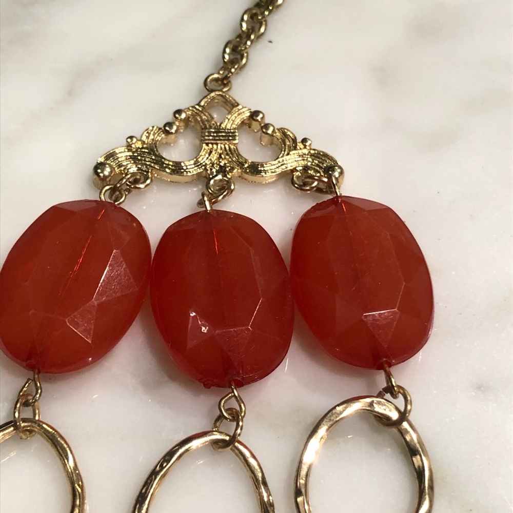 Multi Strand Statement Necklace - image 4